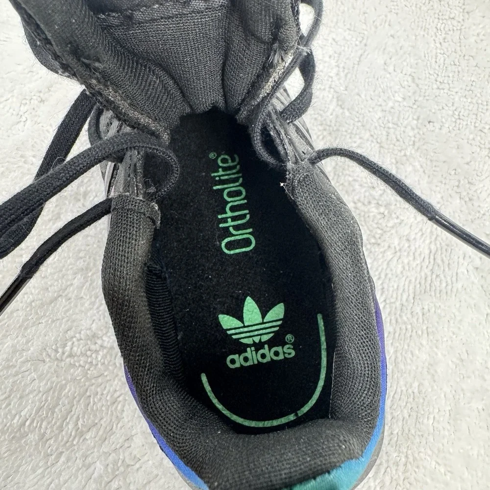 NEW ADIDAS ORIGINALS MULTIX EL I CORE Toddler 4k Black Rainbow Baby‎ Athleisure